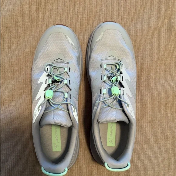 HOKA Transporter Men's Running Shoes - Gray and Green - Picture 2 of 5